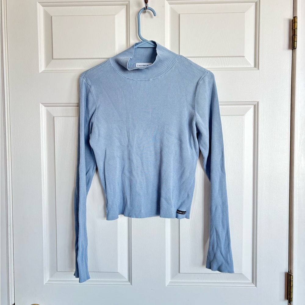 Calvin Klein Jeans Light Blue Long Sleeve Top